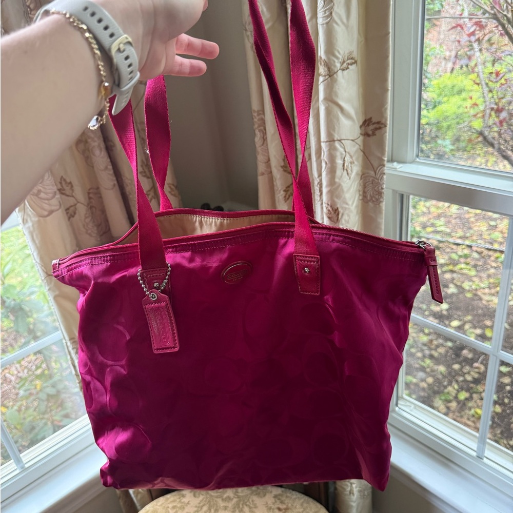 Vintage Coach Tote Bag